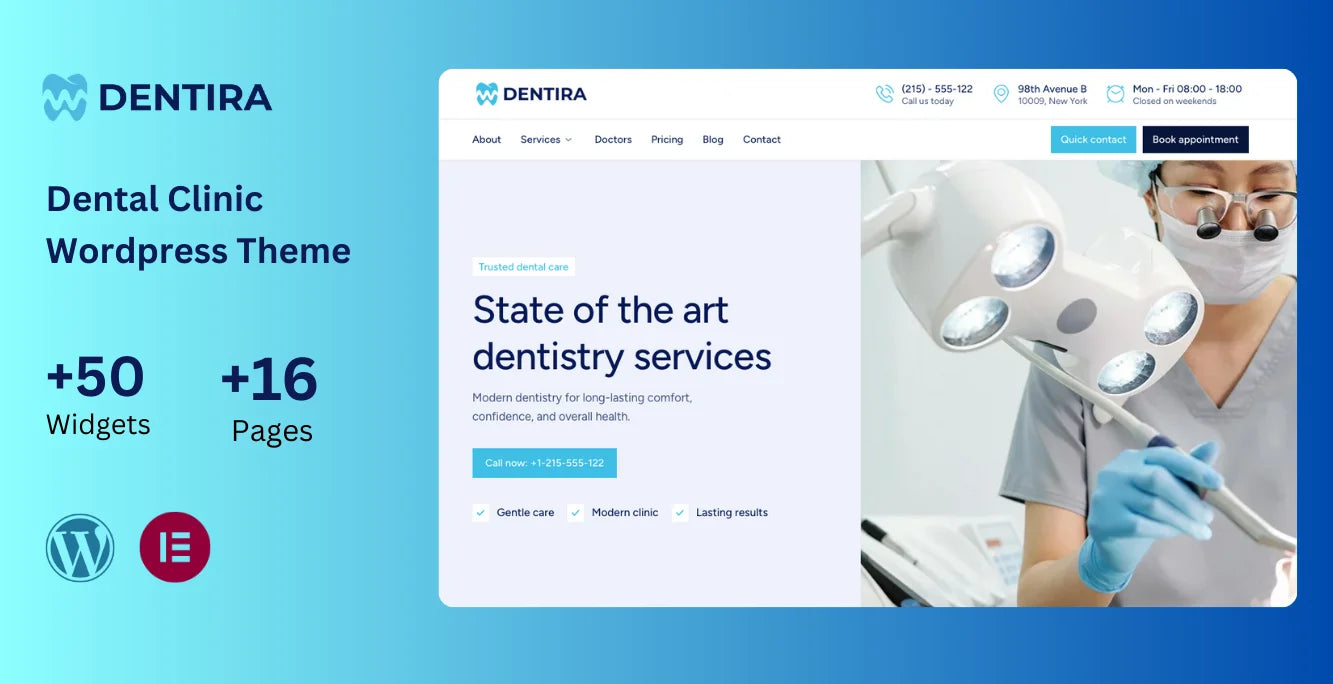 Dentira – Dental Clinic WordPress Theme